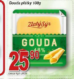 Hruška Gouda sýr nabídka