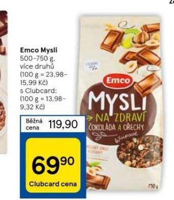 Tesco Emco mysli nabídka
