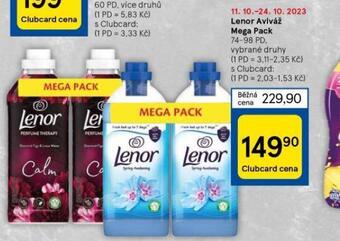 Tesco Lenor aviváž megapack nabídka