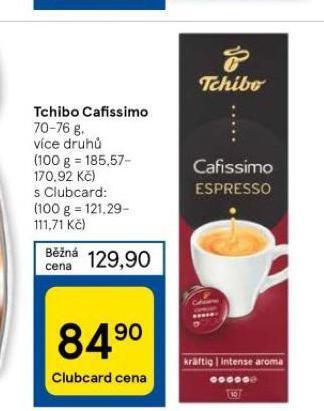 Tesco Tchibo cafissimo nabídka