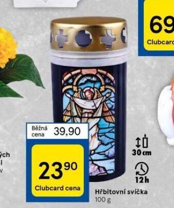 Tesco Hřbitovní svíčka nabídka