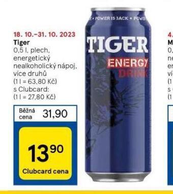 Tesco Tiger nabídka