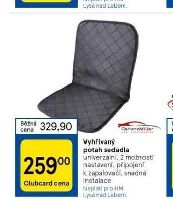 Tesco Vyhřívaný potah sedadla nabídka