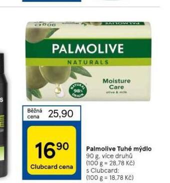 Tesco Palmolive tuhé mýdlo nabídka