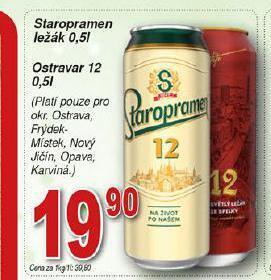 Hruška Pivo staropramen nabídka