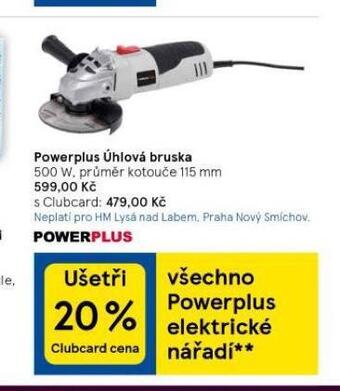 Tesco Powerplus úhlová bruska nabídka