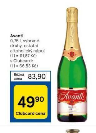 Tesco Avanti nabídka