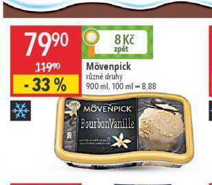 Globus Movenpick zmrzlina nabídka