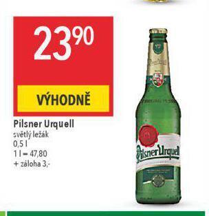 Globus Pivo pilsner urquell nabídka
