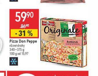 Globus Pizza don peppe nabídka