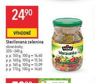 Globus Sterilovaná zelenina nabídka