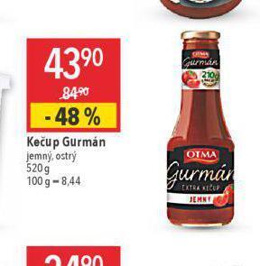 Globus Kečup gurmán nabídka