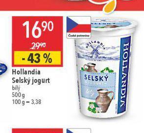 Globus Hollandia selský jogurt nabídka