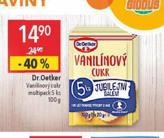 Globus Dr. oetker vanilínový cukr nabídka