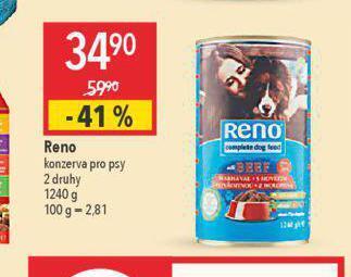 Globus Reno konzerva pro psy nabídka