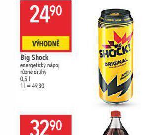 Globus Big shock energy drink nabídka