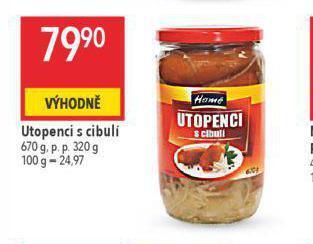 Globus Utopenci s cibulí nabídka