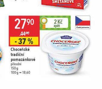Globus Choceňské tradiční pomazánkové nabídka