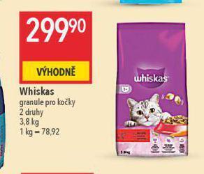 Globus Whiskas granule pro kočky nabídka
