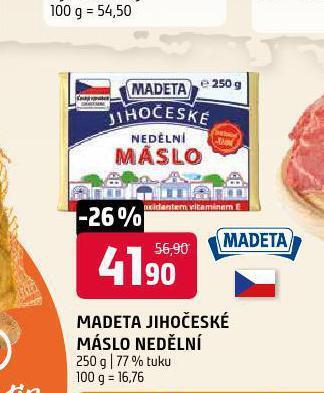 Terno Jihočeské máslo nabídka