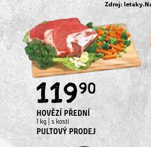 Terno Hovězí přední nabídka