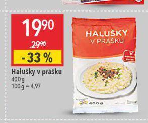 Globus Halušky v prášku nabídka