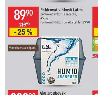 Pohlcovač vlhkosti