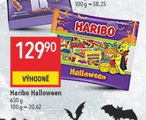 Globus Haribo halloween nabídka
