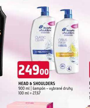 Terno Head & shoulders šampon nabídka