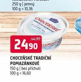 Terno Choceňské tradiční pomazánkové nabídka