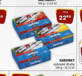 Terno Sardinky nabídka