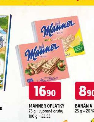 Terno Manner oplatky nabídka