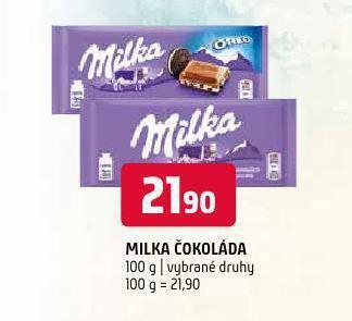 Terno Milka čokoláda nabídka