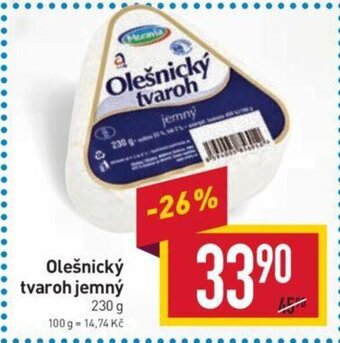 Billa Olešnický tvaroh jemný nabídka