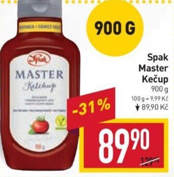 Billa Spak Master Kečup nabídka