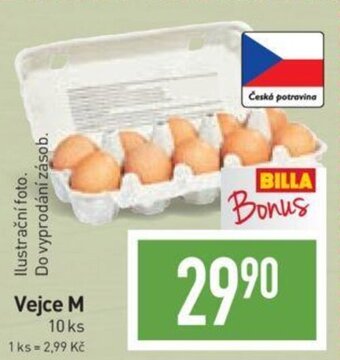 Billa Vejce M nabídka