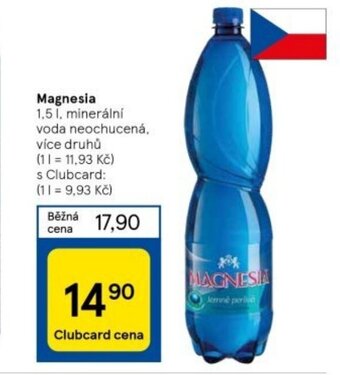 Tesco Magnesia 1.5L nabídka