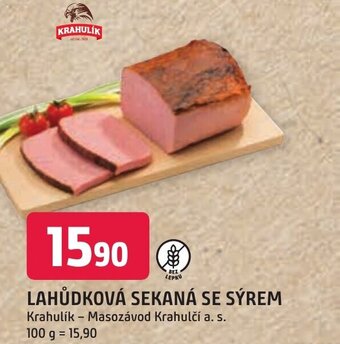 Trefa LAHŮDKOVÁ SEKANÁ SE SÝREM nabídka