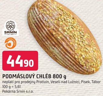 Trefa PODMÁSLOVÝ CHLÉB 800 g nabídka