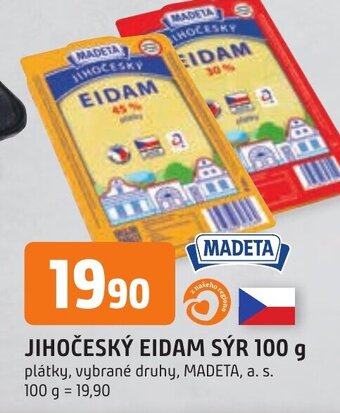 Trefa JIHOČESKÝ EIDAM SÝR 100 g nabídka