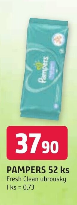 Trefa PAMPERS 52 ks nabídka