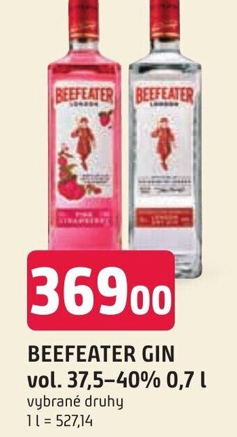 Trefa BEEFEATER GIN vol. 37,5-40% 0,7 L nabídka