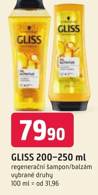 Trefa GLISS 200-250 ml nabídka