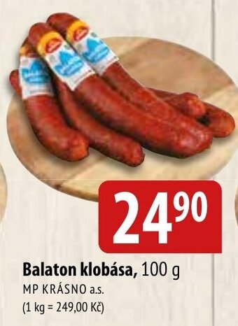 Bala Balaton klobása, 100 g nabídka