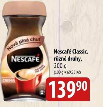 Bala Nescafé Classic, různé druhy nabídka