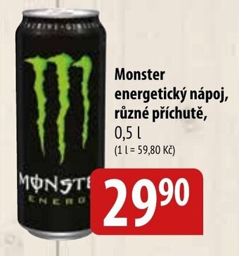 Bala Monster energetický nápoj, různé příchutě, 0.5 L nabídka