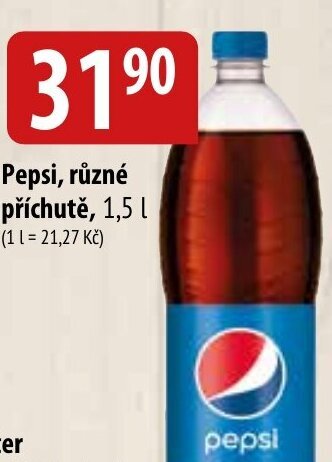 Bala Pepsi, různé příchutě, 1,5L nabídka