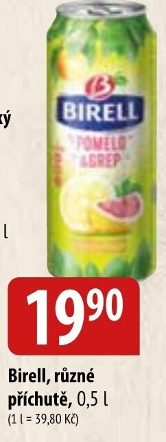 Bala Birell, různé příchutě, 0,5L nabídka