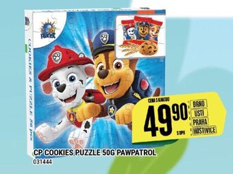 CP COOKIES PUZZLE 50G PAWPATROL