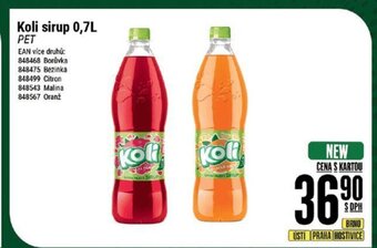 Tamda Foods Koli sirup 0,7L PET nabídka